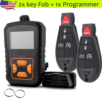 2 For 2009 2010 2011 2012 2013 Dodge Charger Challenger Remote Fob Key Program - Image 1 of 4