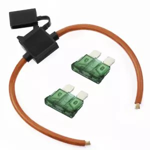(1) True Spec 100% OFC 10 AWG Gauge ATC Inline Fuse Holder Fuseholder cover & - Picture 1 of 8