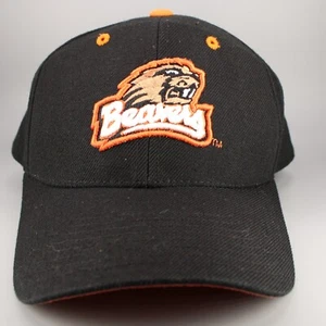 Oregon State Beavers Hat Cap Fitted 7 5/8 Black Orange New Era Colosseum NCAA - Picture 1 of 9