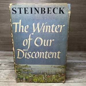 The Winter of Our Discontent ~John Steinbeck, (1961) BCE Dust Jacket HC 1st Edit - Imagen 1 de 18