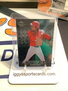 2023 LEAF TRINITY JAMES WOOD VELOCITY STEEL WASHINGTON NATIONALS - Picture 1 of 2