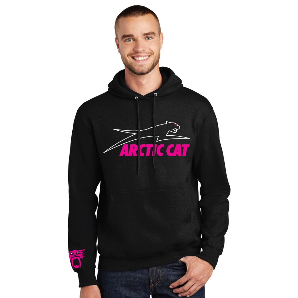 Moletom com capuz ARCTIC CAT NEONS UTV ATV TRENÓ SNOWMOBILE Polaris FXR - Imagem 1 de 1