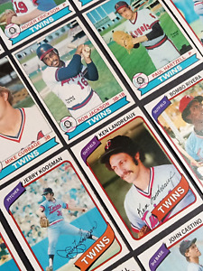 1979 & 1980 O-Pee-Chee OPC Minnesota Twins Baseball Card Lot NM+ (22 Cards)