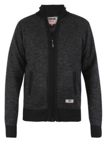 D555 Duke Big Mens Black Jumper Full Zip Fleece Lining 7XL (801005) - Picture 1 of 2