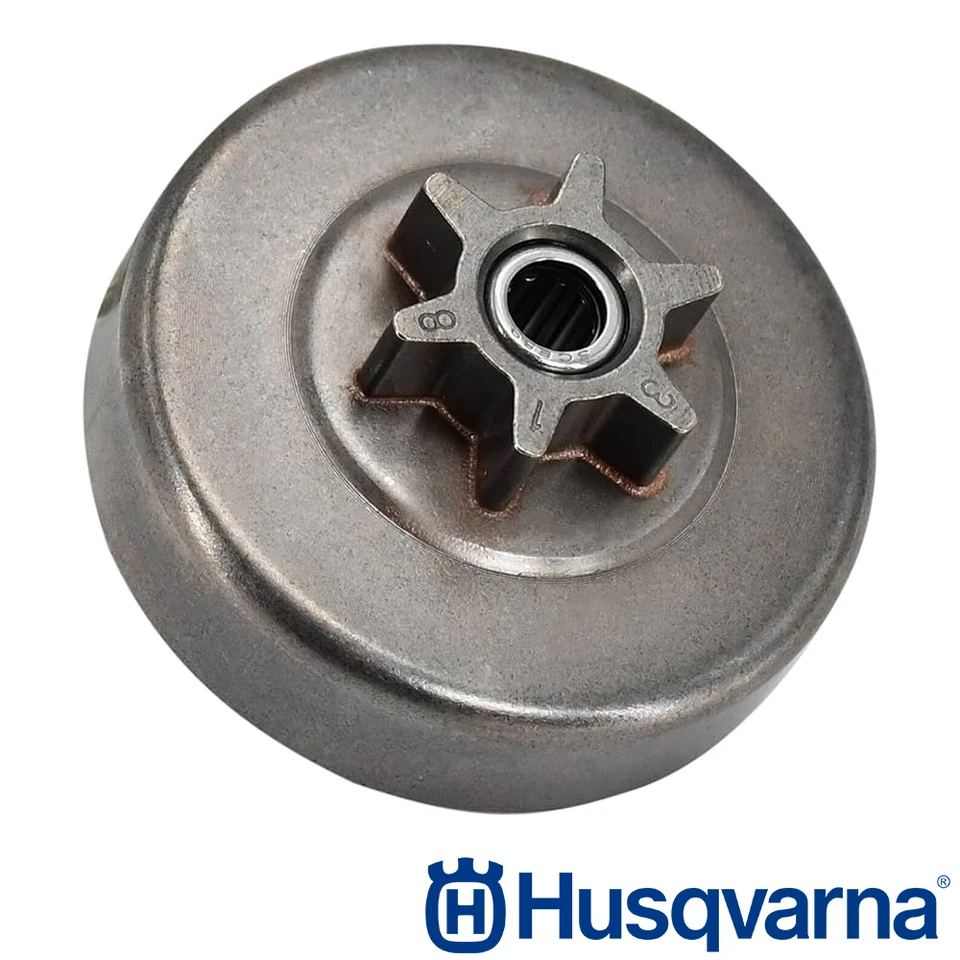 Genuine OEM Husqvarna 501628301 Clutch Drum Assembly for Poulan & McCulloch - Image 1 of 1