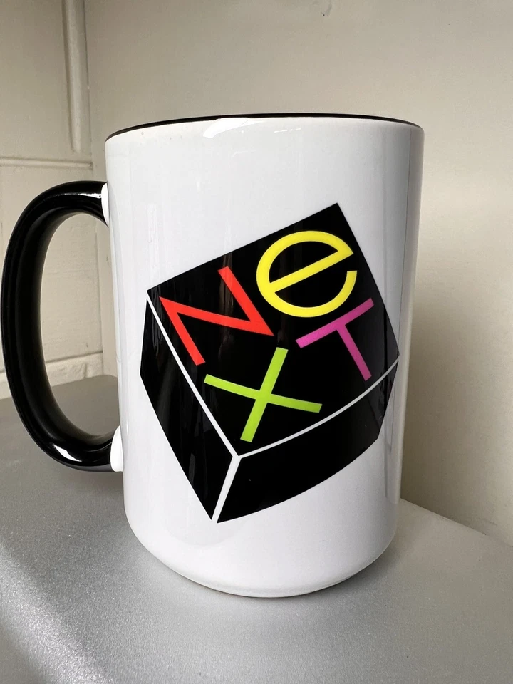 Taza de café Next Computer Logo 15 oz Steve Jobs Foto 1 de 4