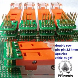 double row JTAG Test fixture jigs for program flash chip test Simulation - Picture 1 of 2