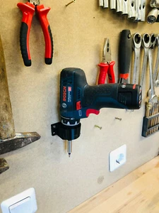 Bosch Professional 12V Akkuschrauber Halter Halterung Wand Wandhalter - Bild 1 von 2