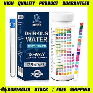 18-in-1 Drinking Water Test Kit – 125 Strips for Lead, pH, Hardness, Chlorine - Picture 1 of 6