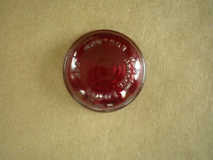 LUCAS RED GLASS LENS - Picture 1 of 1