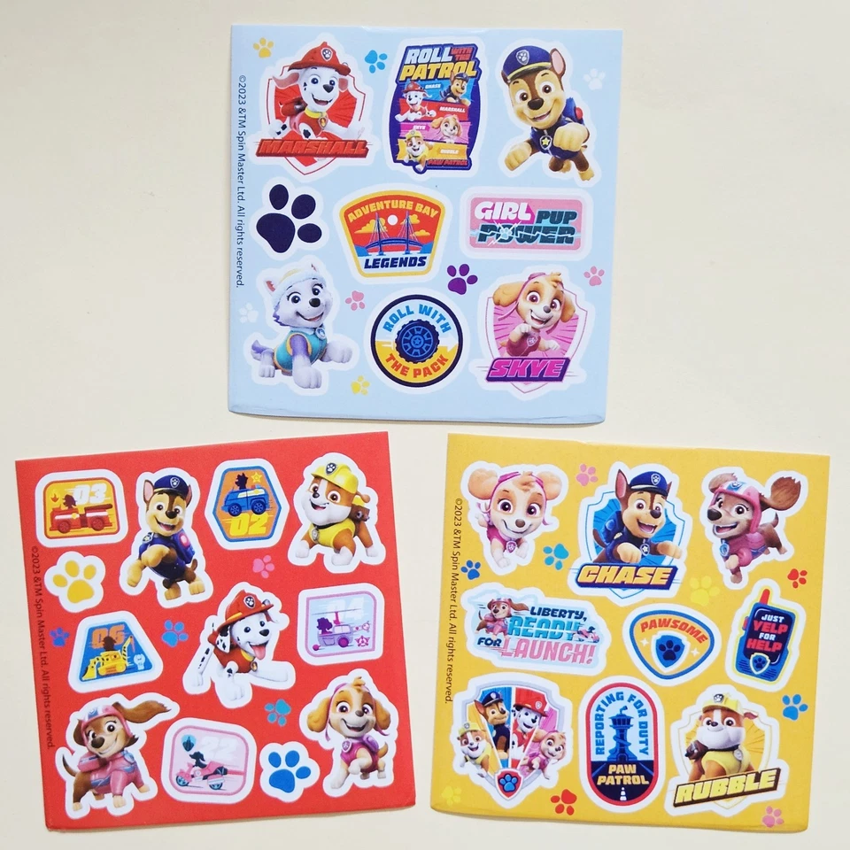 Paw Patrol / 3 Sticker sheets - Image 1 of 1