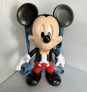 Cubo de palomitas de maíz Disneyland 70 aniversario Mickey Mouse parlante animado en movimiento - Imagen 1 de 8
