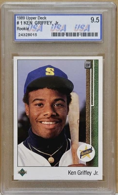 Ken Griffey Jr RC 1989 cubierta superior - EE. UU. 9,5 *crossover a PSA*  Foto 1 de 2
