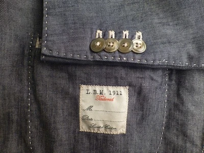 L.B.M. Jaqueta 1911 Blazer 50R/40R Linho Excelente Estado Casaco Esportivo Algodão - Imagem 1 de 4