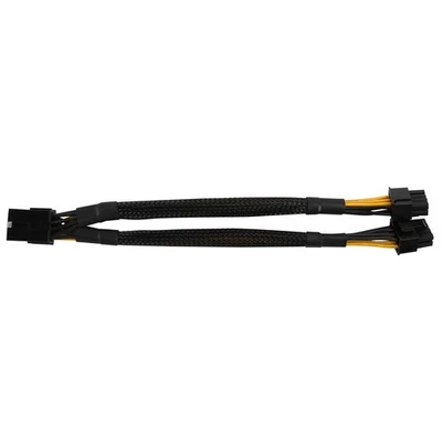 1Pack GPU VGA PCI-E 8 Pin Buchse Auf Dual 8(6+2) Pin Stecker PCI Express Ad7342 - Bild 1 von 4