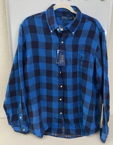 Polo Ralph Lauren Classic Fit Kariertes Doppelseitiges Hemd NEU Größe L LG - Bild 1 von 8