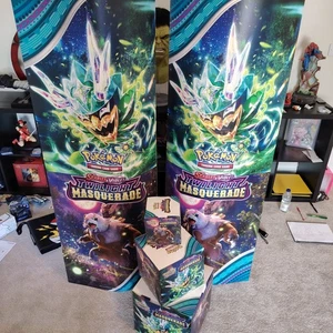 Pokémon Totem Display Promo Standee Twilight Masquerade And Cubes Brand New - Picture 1 of 8