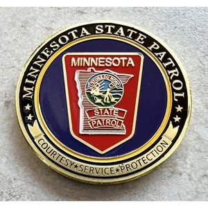 MONEDA DE DESAFÍO DE AGENTE DE OFICIAL DE POLICÍA DE LA PATRULLA ESTATAL DE MINNESOTA. ¡Envío rápido! - Imagen 1 de 2