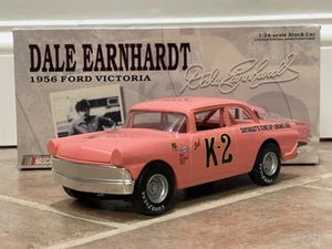 1956 Dale Earnhardt K2 K-2 Ford Victoria ALL PINK 1st Car NASCAR Action 1/24 - Picture 1 of 16