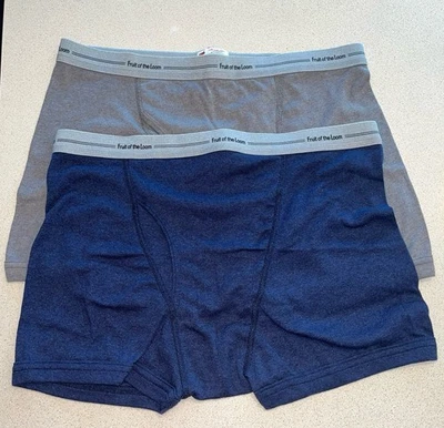 Vintage Fruit Of The Loom Men's Short  Boxer Underwear Large Knit Cotton Lot 2 - Image 1 of 4