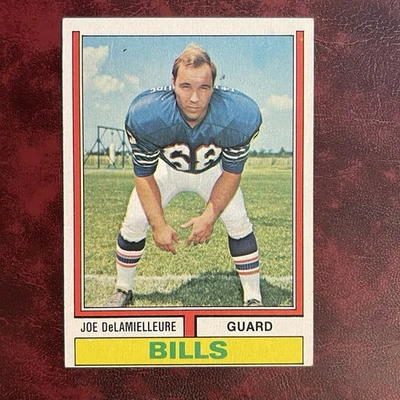 1974 Topps Set JOE DELAMIELLUERE ROOKIE #183 BUFFALO BILLS - EX++ - Image 1 of 2