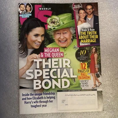 Us Weekly Sept. 10 2018 Meghan Markle Queen Elizabeth Blake Lively Ryan Reynolds - Image 1 of 2