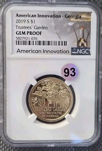 American Innovation 2019-S $1-Georgia NGC Gem ProofTrustees Garden - Imagen 1 de 2
