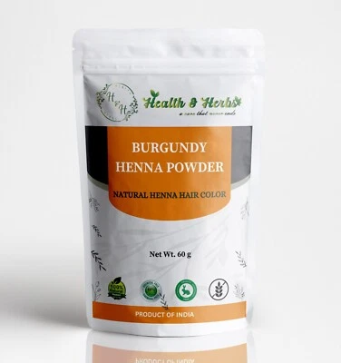 Acondicionador de color de cabello en polvo de henna natural tratamiento de tinte para el cabello sin químicos Foto 1 de 4