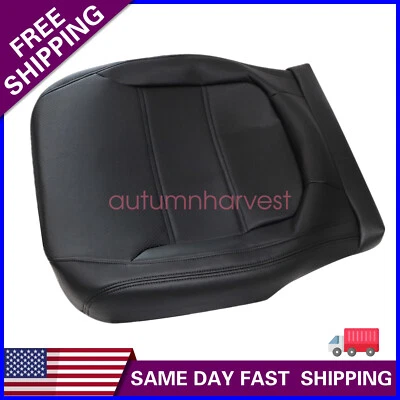 For 2011 2012 2013 2014 2015 Volkswagen Jetta Driver Bottom Seat Cover Black - Image 1 of 4