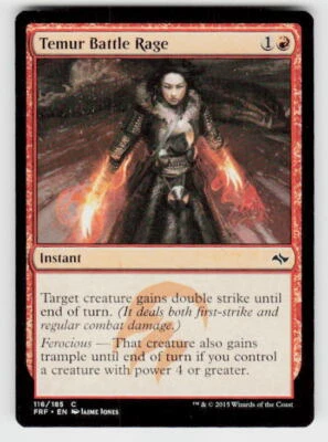 Fate Reforged #116 Temur Battle Rage - Image 1 of 2