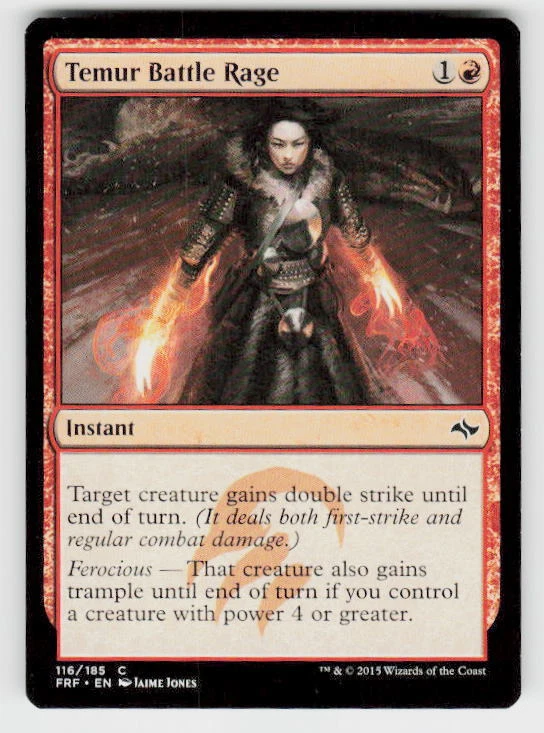 Fate Reforged #116 Temur Battle Rage - Image 1 of 2