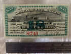 1876 Boston Hartford & Erie Railroad $35 Interest Bond Coupon
