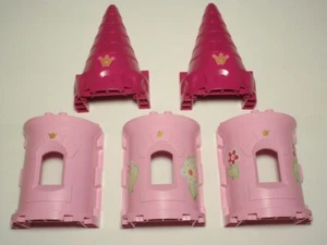 Lego Duplo 4820 Tower Replacement Pieces: Rounded Wall & Spire Roof - Picture 1 of 9