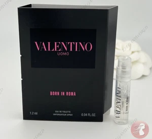 VALENTINO UOMO BORN IN ROMA EDT FOR MEN 1.2ml .04fl oz COLOGNE SPRAY SAMPLE - Picture 1 of 2