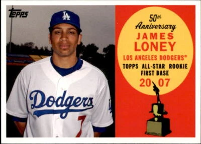 James Loney 2008 Topps Series 1 All Rookie Team Card #AR70 - Image 1 of 2