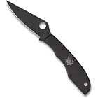Spyderco Grasshopper Black Non-locking Knife With 2.30" 3cr Steel Blade And