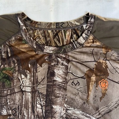 Realtree Xtra Shirt Men's Size 3XL Brown Camouflage Hunting Fish Athletic 1562 - Image 1 of 4
