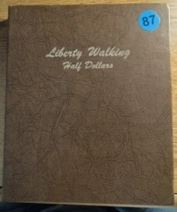 LIBERTY WALKING HALF #7160 - DANSCO ALBUM - SANFT GEBRAUCHT ***VERSAND KOSTENLOS****#87 - Bild 1 von 3