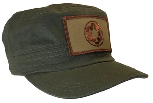 Sombrero Imperial Star Wars EMBLEMA BRONCEADO Fatiga Estilo Castro 100% OD Algodón Verde - Imagen 1 de 3