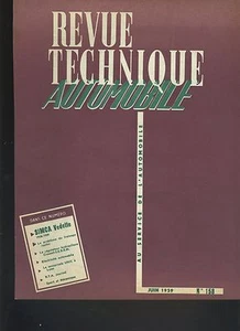 (C6)REVUE TECHNIQUE AUTOMOBILE SIMCA VEDETTE - Imagen 1 de 2