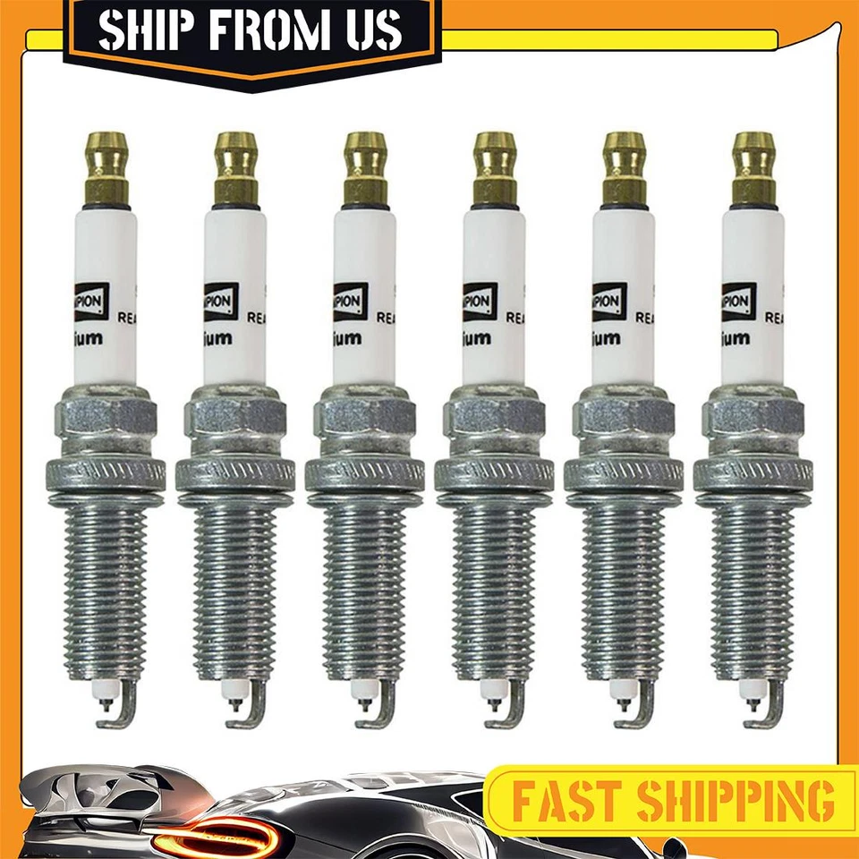 Champion Spark Plug Spark Plug 6x For Nissan Murano 2009-2018 - Image 1 of 4