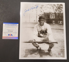 JOSH GIBSON JR. Signed 8x10 Photo-HOMESTEAD GRAYS NEGRO LEAGUES-PSA