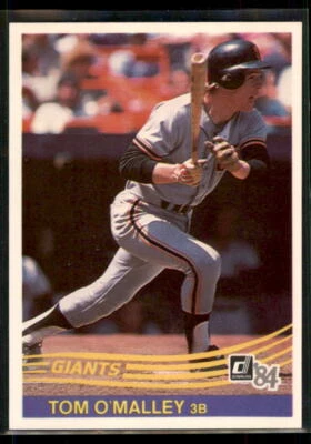 1984 Donruss Tom O'Malley #601 San Francisco Giants - Image 1 of 2