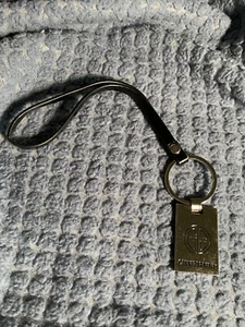 GIANI BERNINI - Leather & Silver Key Chain or Bag Charm - Picture 1 of 5