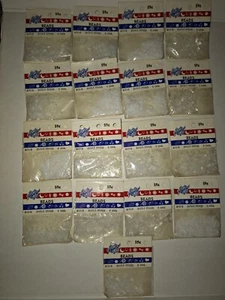Vintage Jewelry Making Bugle Beads Lot Of 17 Paramount Novelties 4020-B 8 GMS - Picture 1 of 3