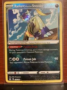 Pokémon TCG Radiant Hisuian Sneasler Sword & Shield - Lost Origin 123/196... - Picture 1 of 2