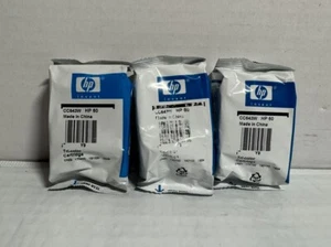 Lot of 3 Genuine HP 60 Tri-Color Ink Cartridge - Picture 1 of 1