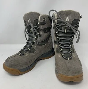 VASQUE WOMEN'S GRAY SUEDE WATERPROOF 7805 POW POW WINTER BOOTS SIZE 7.5M - Picture 1 of 10