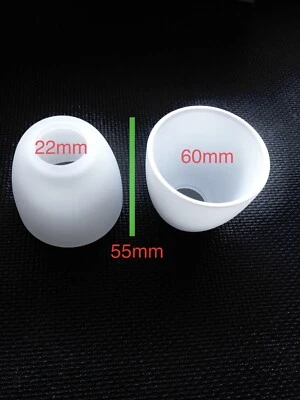 Lampenschirm g9 Ersatz Kugel Glas weiß matt Schirm Ø60mm Höhe 55mm L Ø22mm +Ring - Bild 1 von 4