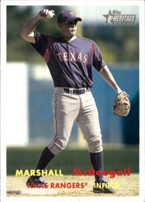 2006 Topps Heritage #389 Marshall McDougall TEXAS RANGERS - Image 1 of 2